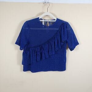 Alcoolique Sheer Funky Top Women's Size IT38/US XS